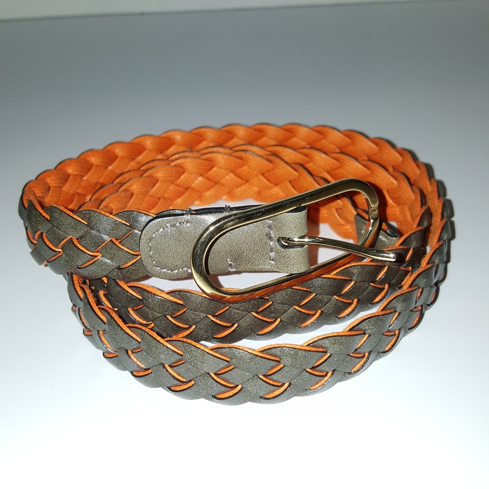 FACONNABLE - WOVEN SKINNY BELT